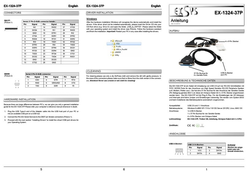 Exsys EX-1324-37P manual