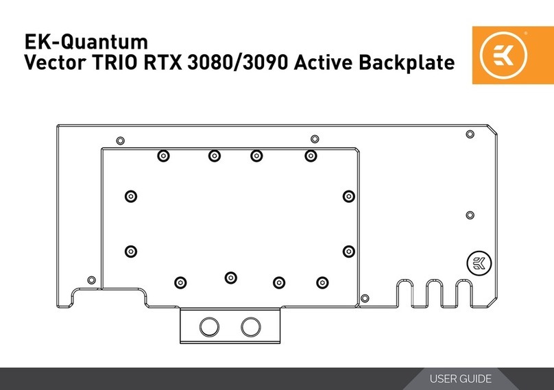 EK Vector TRIO RTX 3080 User manual EK Vector TRIO RTX 3080 User manual