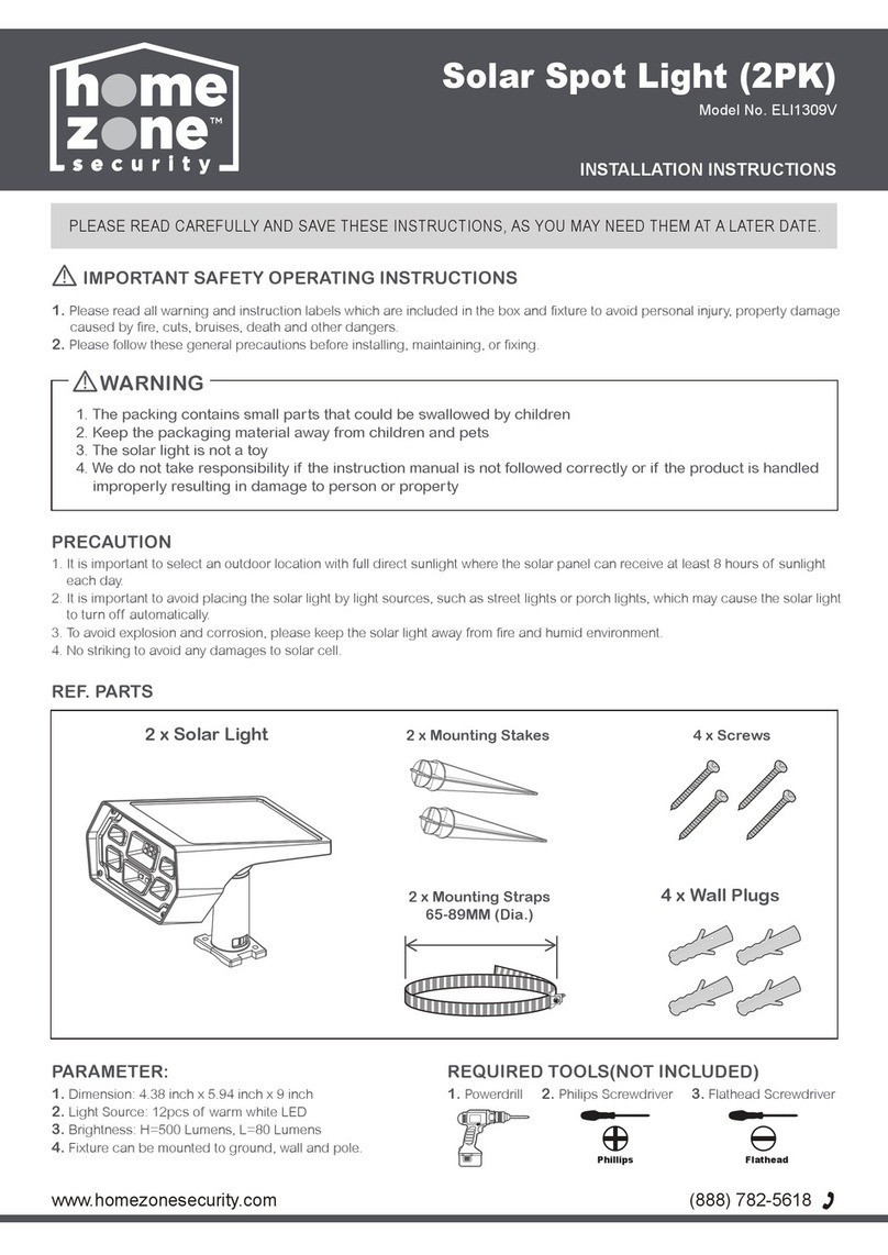 Home Zone Security 2PK installation instructions