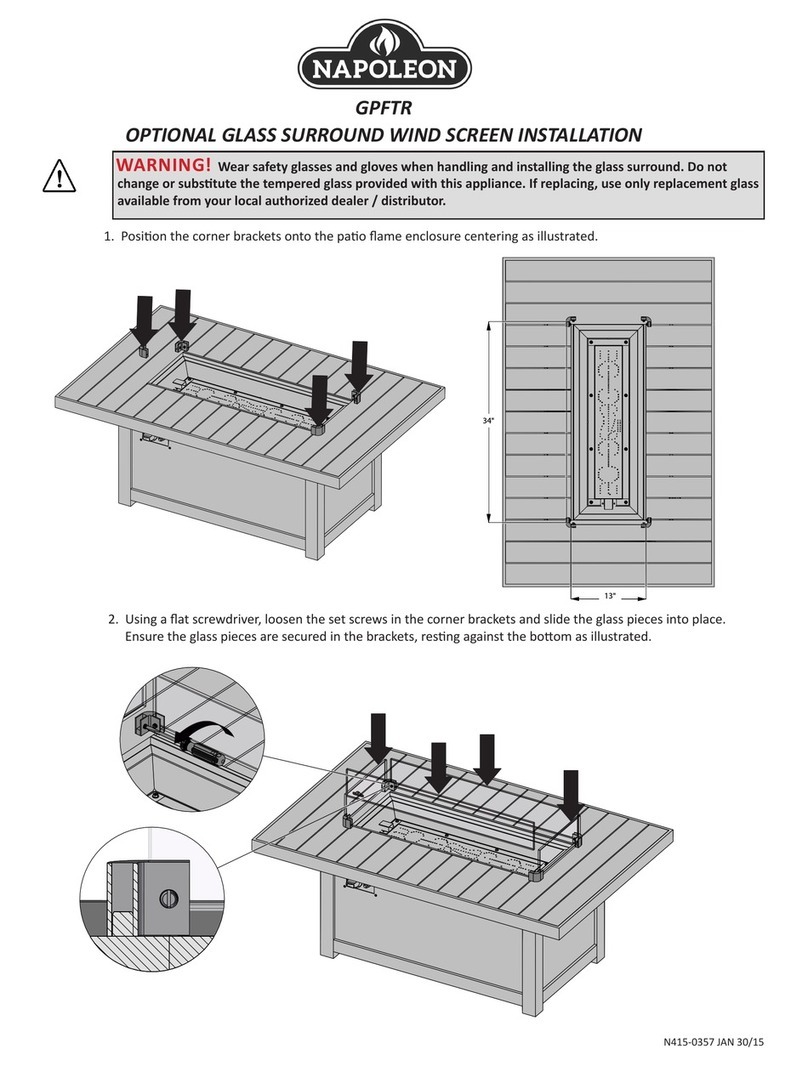 Napoleon GPFTR User manual Napoleon GPFTR User manual