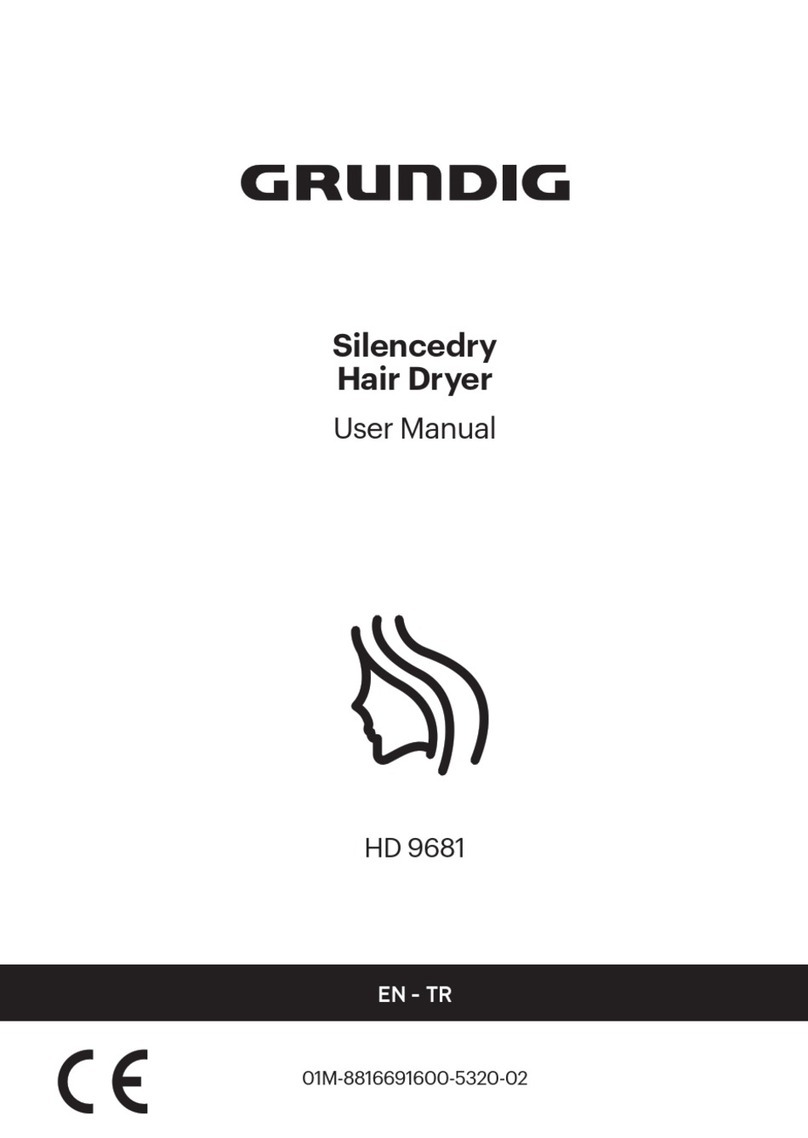 Grundig Silencedry User manual