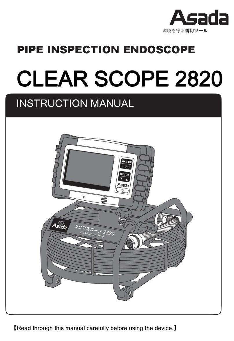 Asada CLEAR SCOPE 2820 instruction manual