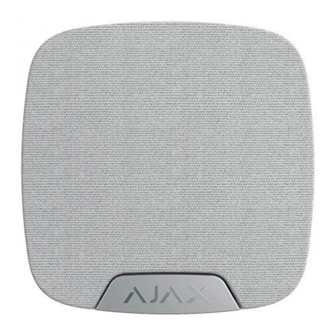 AJAX HomeSiren user manual