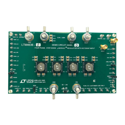 Linear ANALOG DEVICES DC2448A-D Quick setup guide Linear ANALOG DEVICES DC2448A-D Quick setup guide