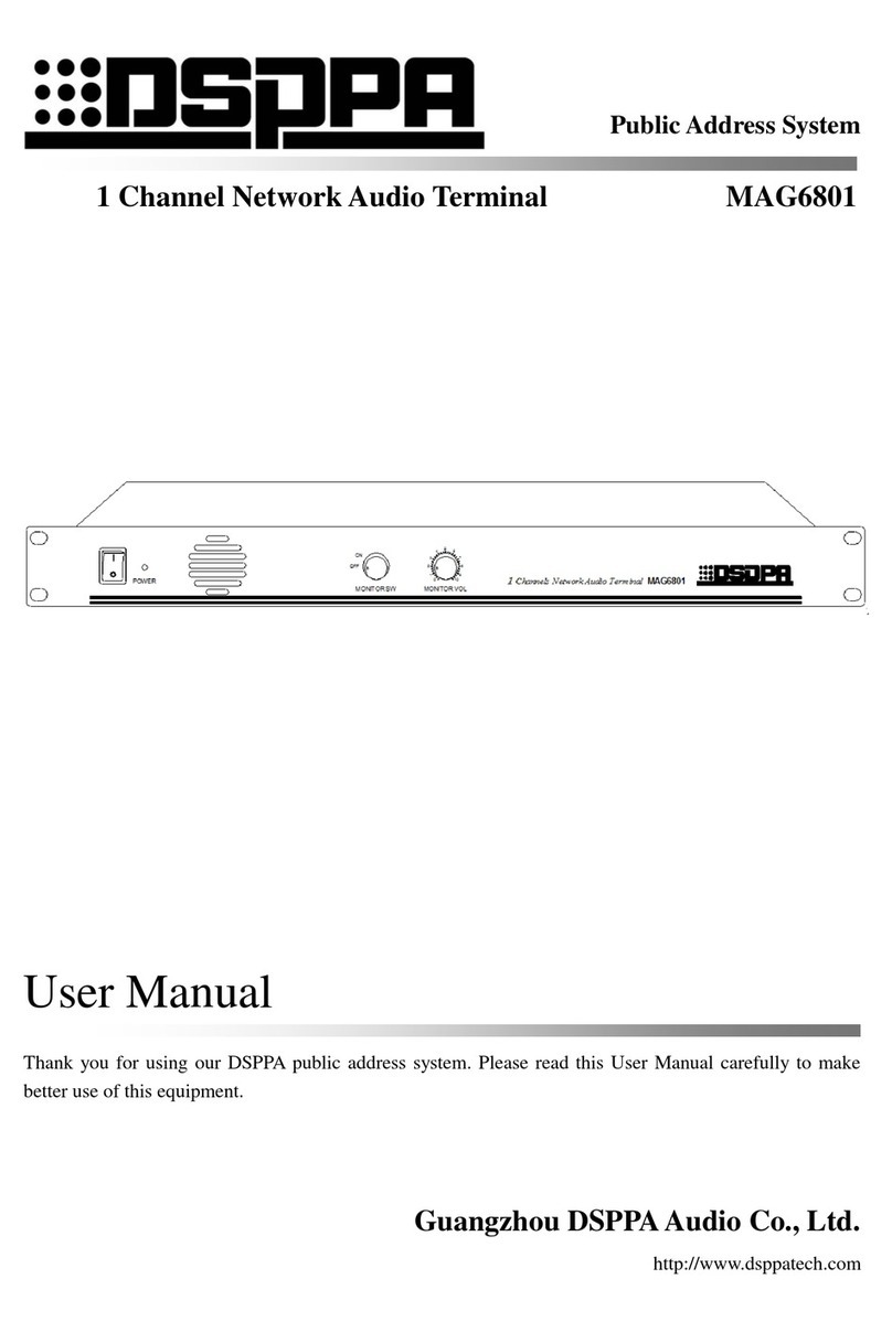 DSPPA MAG6801 user manual