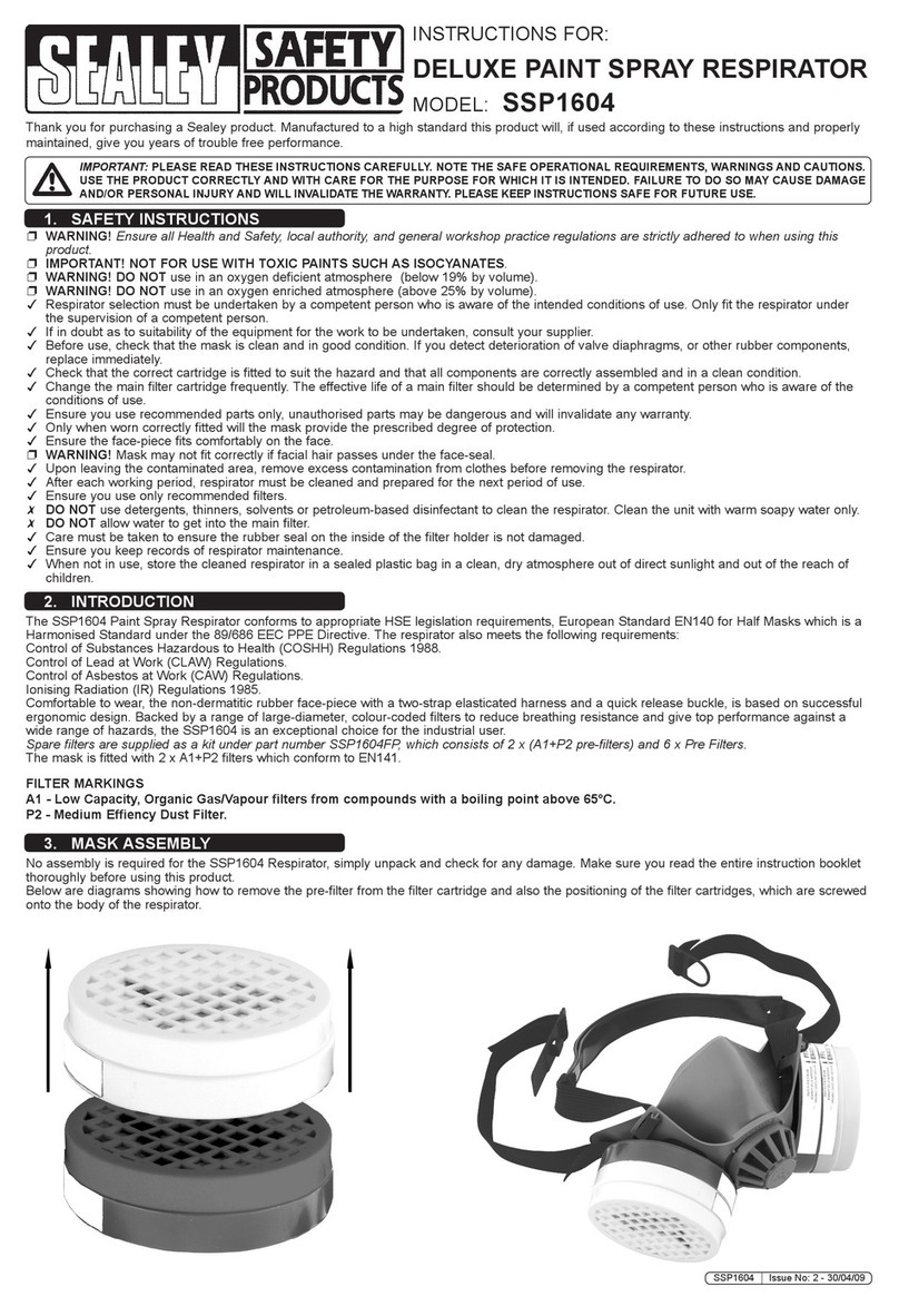 Sealey SSP1604 instructions