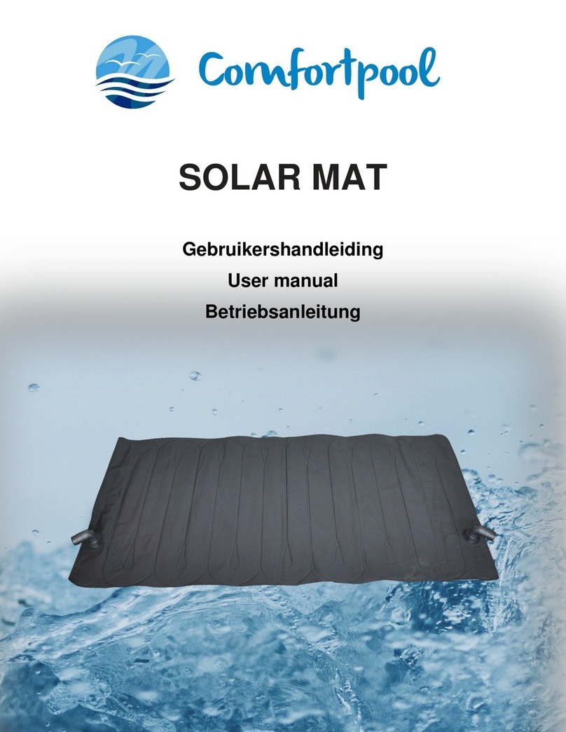 COMFORTPOOL SOLAR MAT user manual