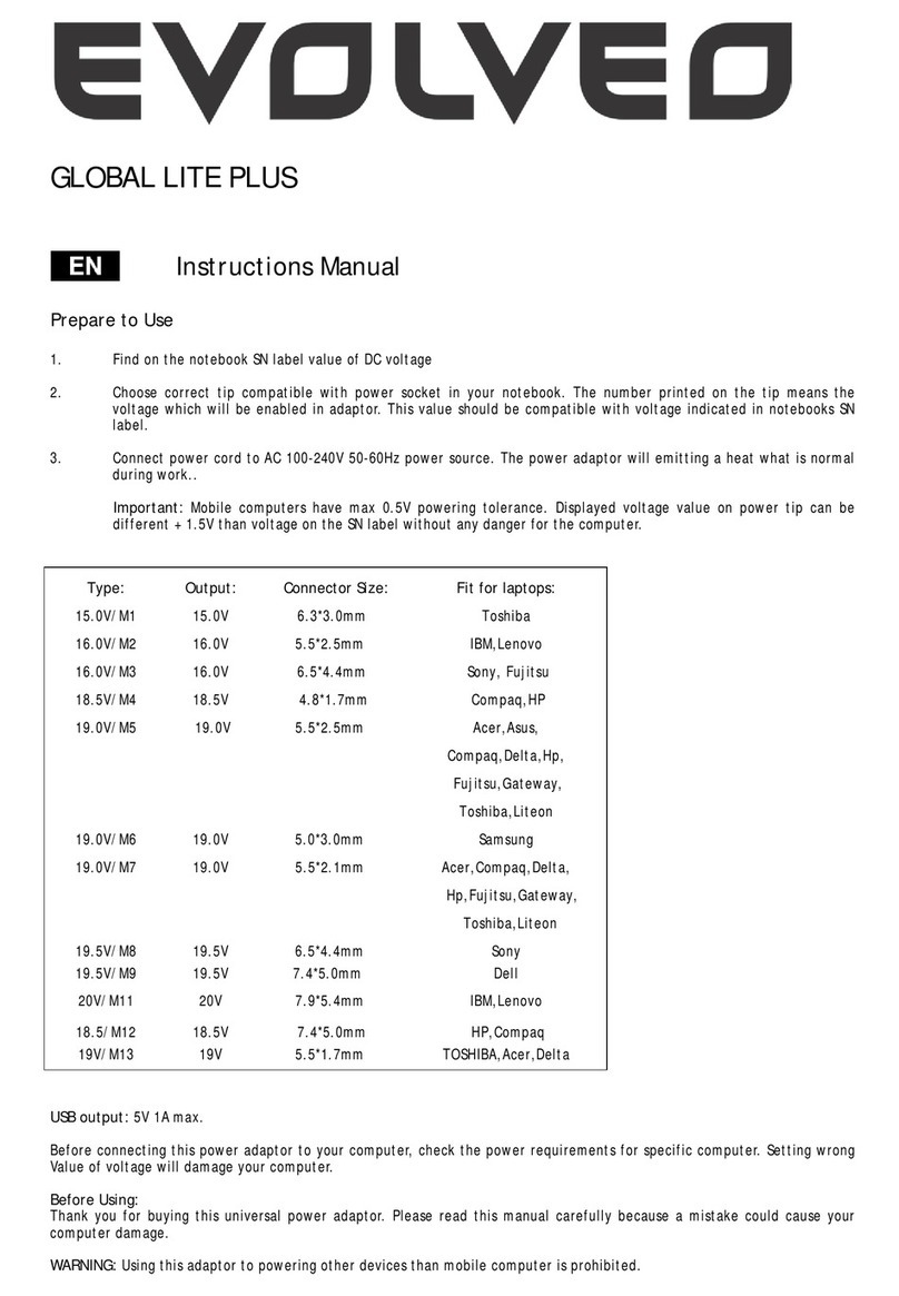 Evolveo GLOBAL LITE PLUS instruction manual
