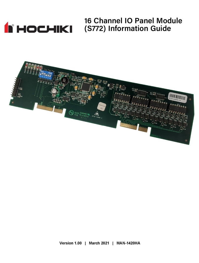 Hochiki S772 Information guide
