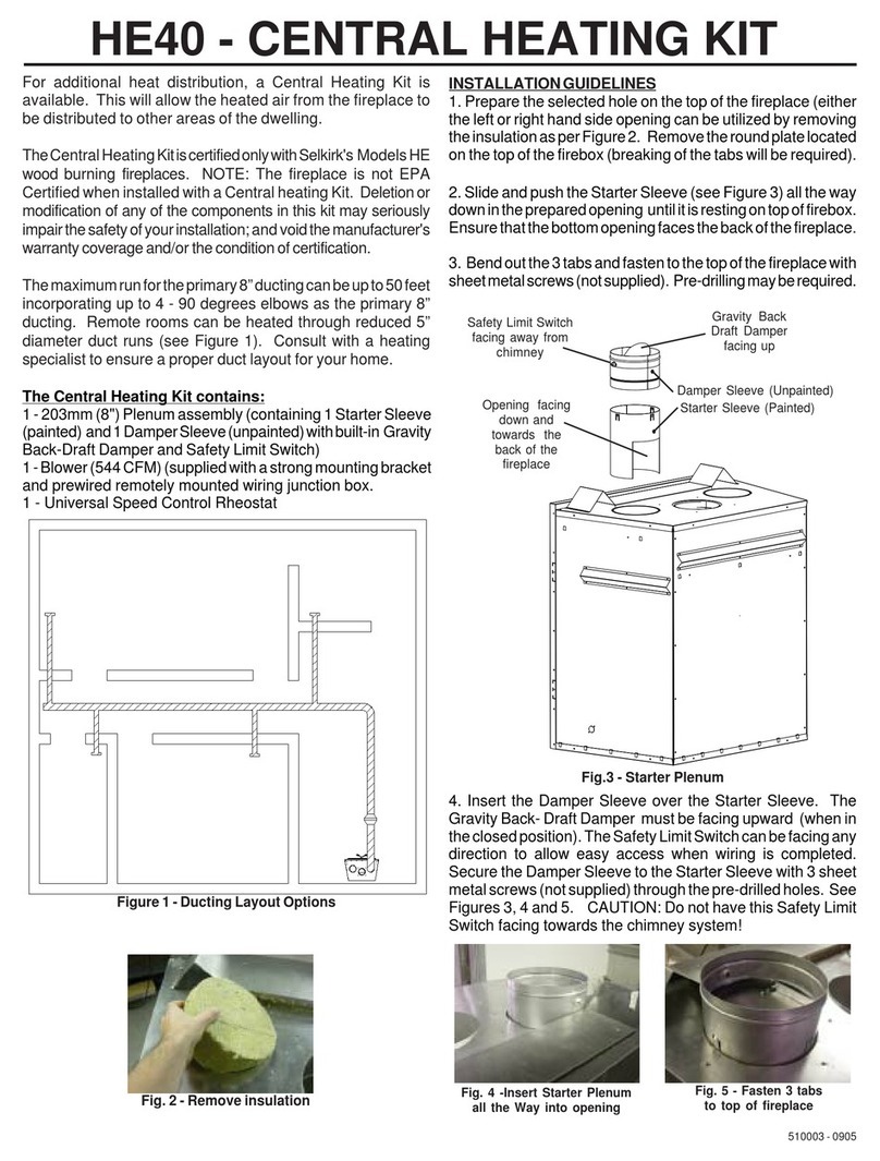 Selkirk HE40 User manual