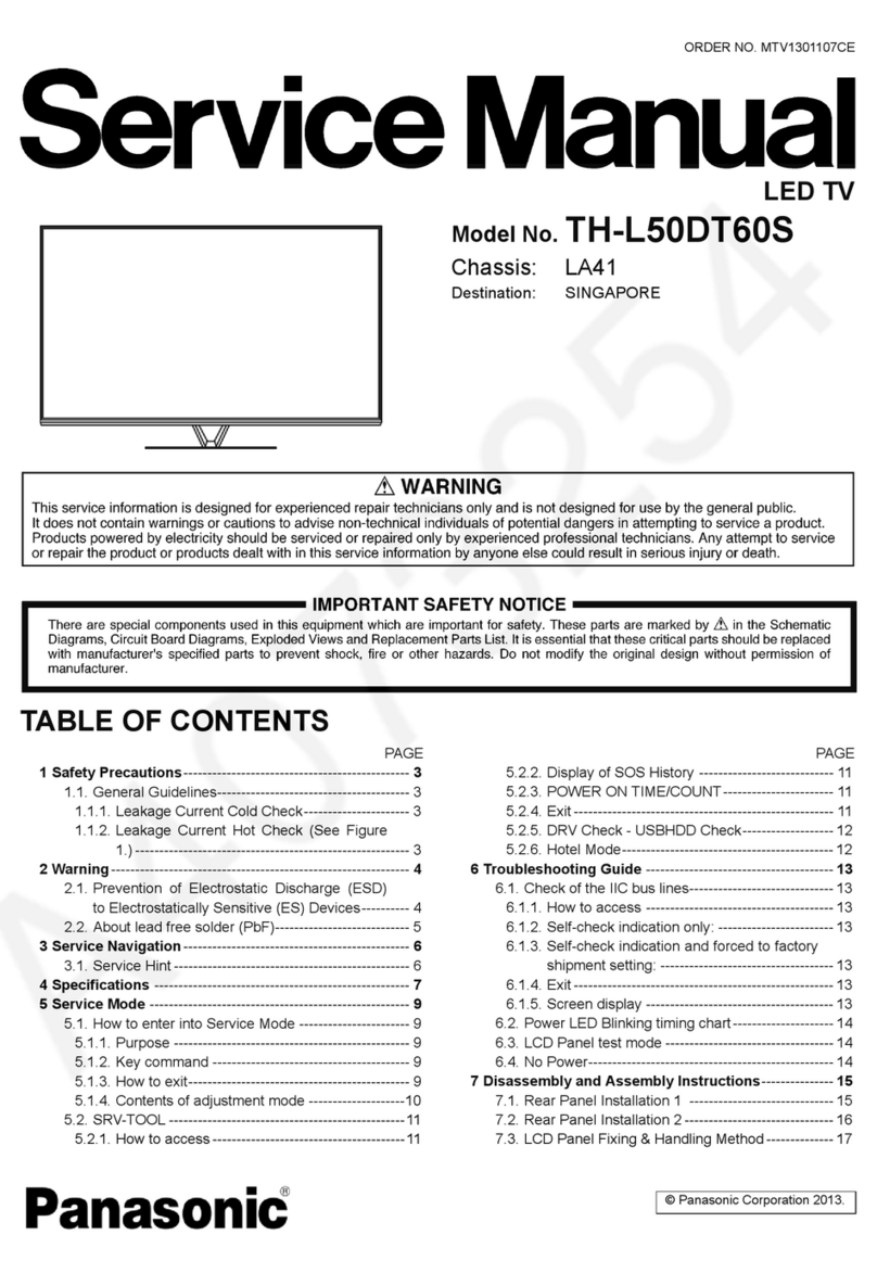 Panasonic TH-L50DT60S User manual