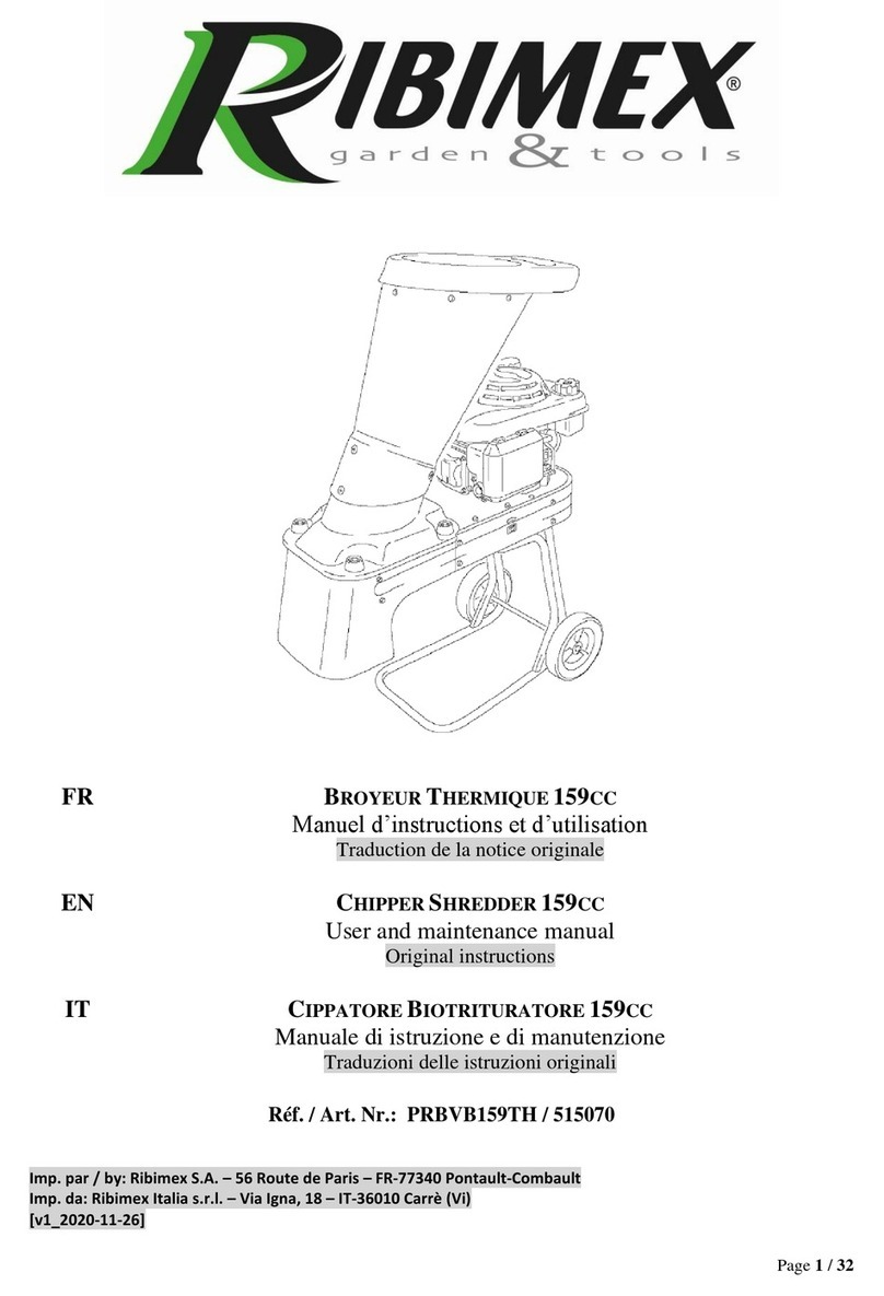 Ribimex PRBVB159TH User and maintenance manual