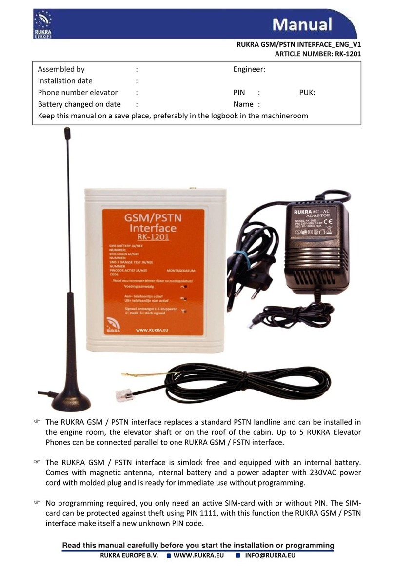 Rukra RK-1201 manual
