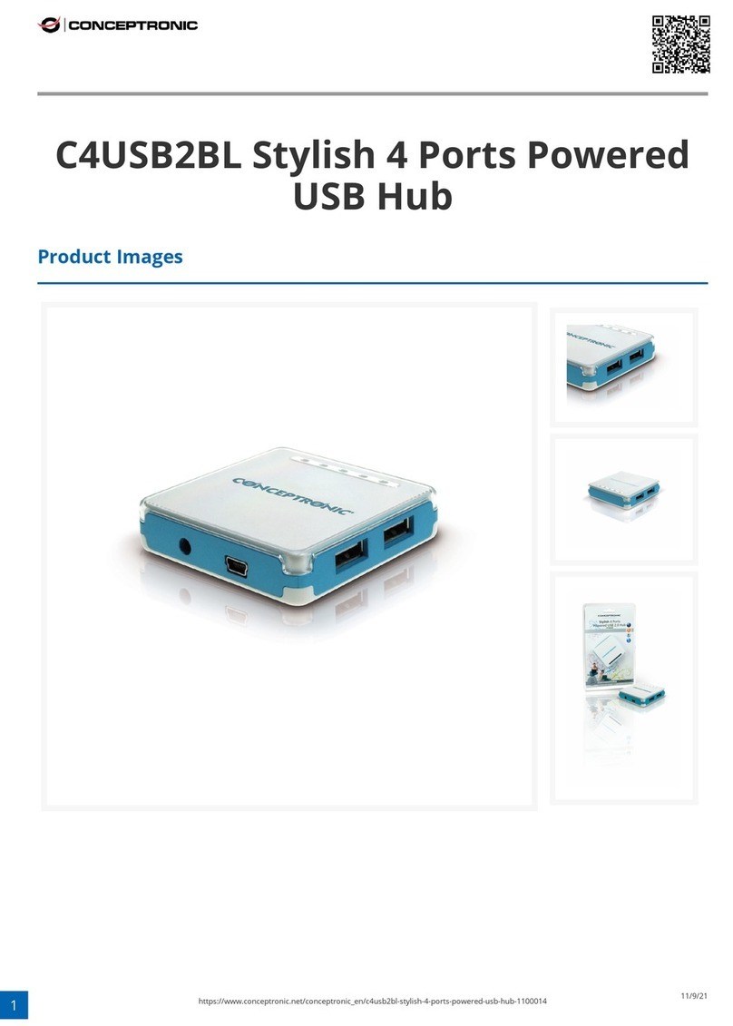 Conceptronic C4USB2BL User manual