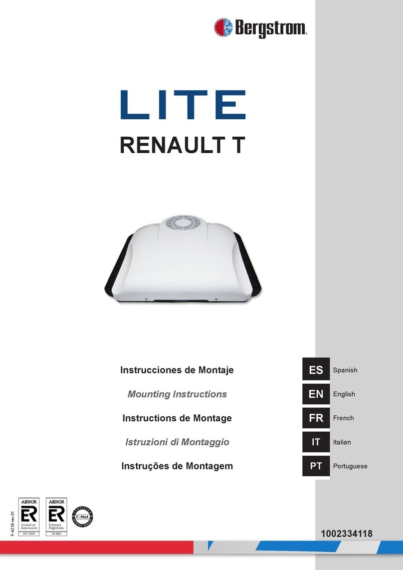 Bergstrom LITE RENAULT T User manual Bergstrom LITE RENAULT T User manual