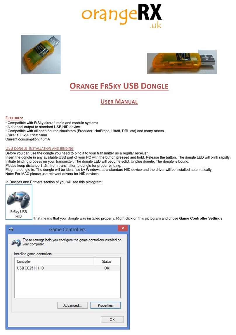 Orange RX FRSKY User manual