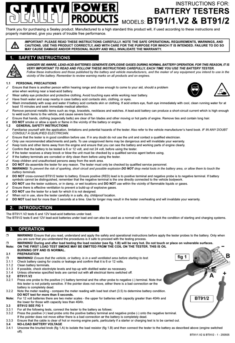 Sealey BT91/1.V2 instructions