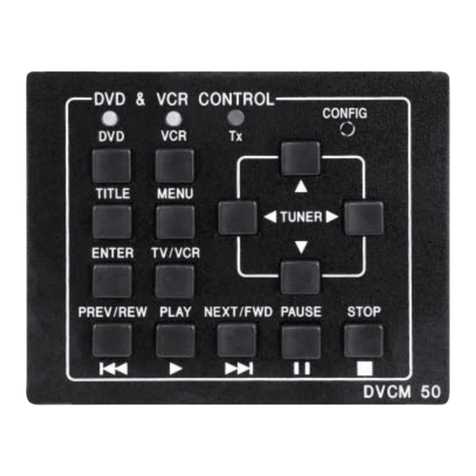 Extron electronics DVCM 50 quick start guide