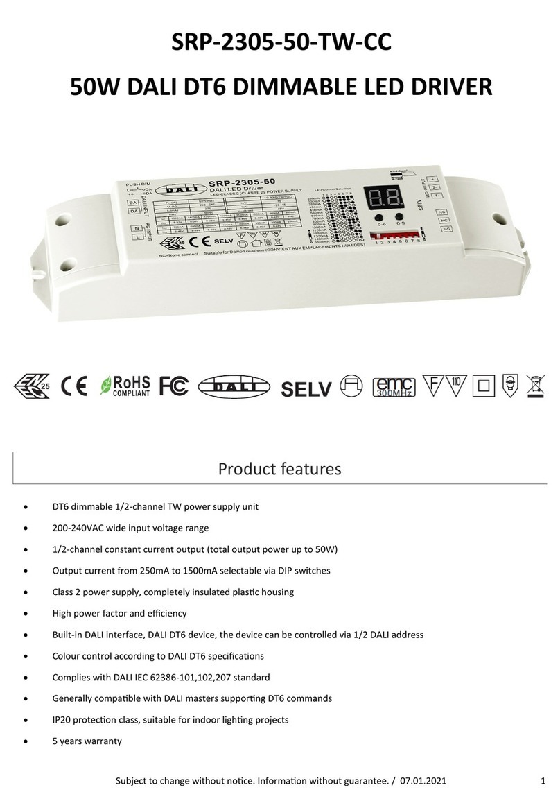 Sunricher SRP-2305-50-TW-CC User manual