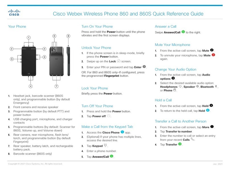 Cisco 860 Series User manual