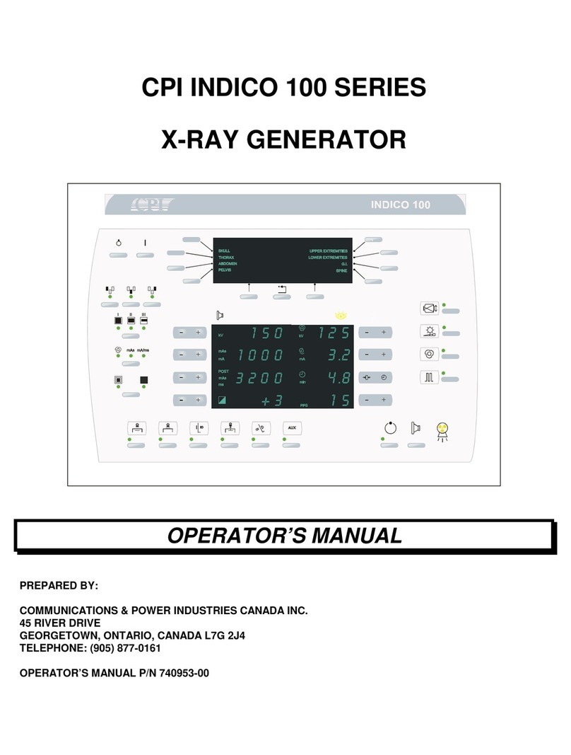 CPI INDICO 100 Series User manual