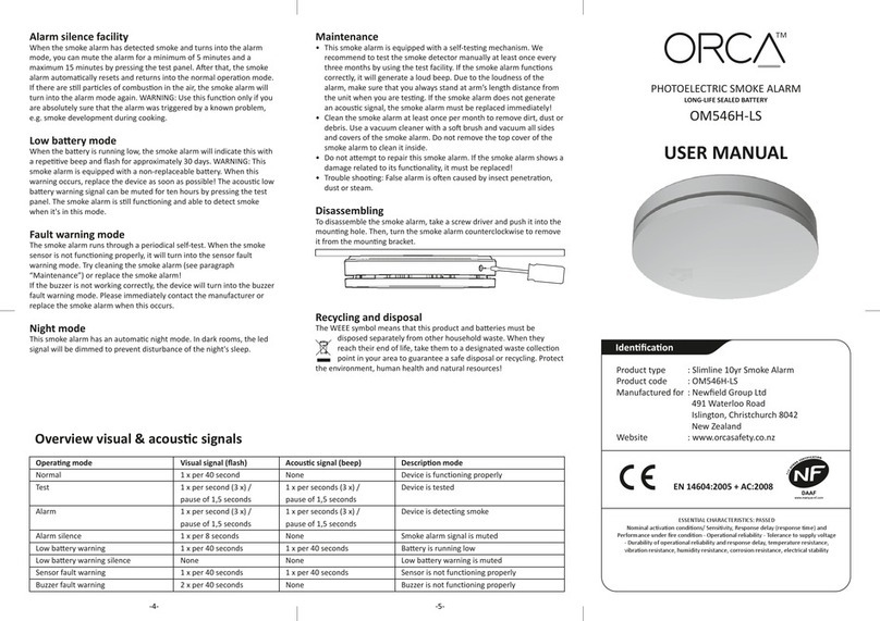 Orca OM546H-LS user manual Orca OM546H-LS user manual
