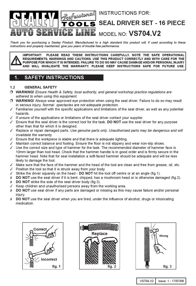 Sealey VS704.V2 User manual