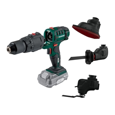 Parkside PKGA 20-Li C2 User manual