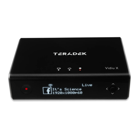 Teradek Vidiu X User manual