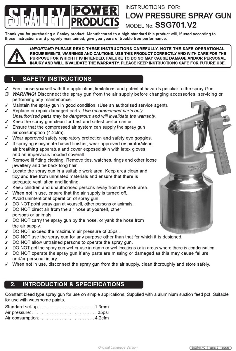 Sealey SSG701.V2 User manual