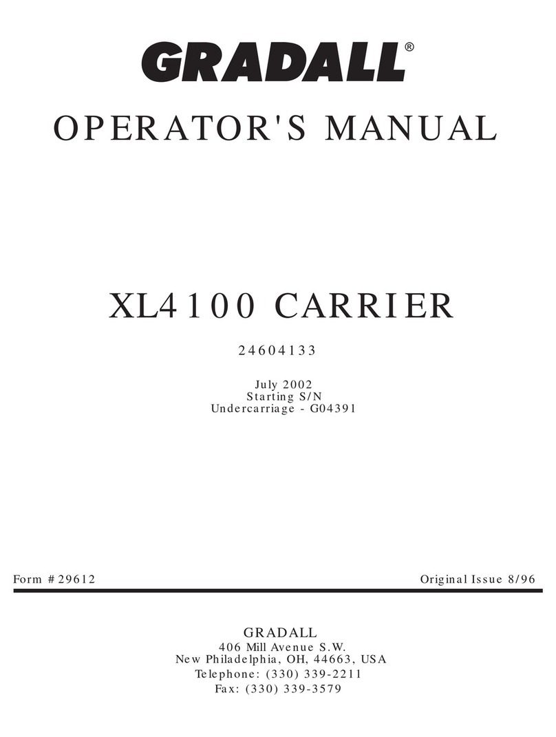Gradall XL4100 Operator's manual
