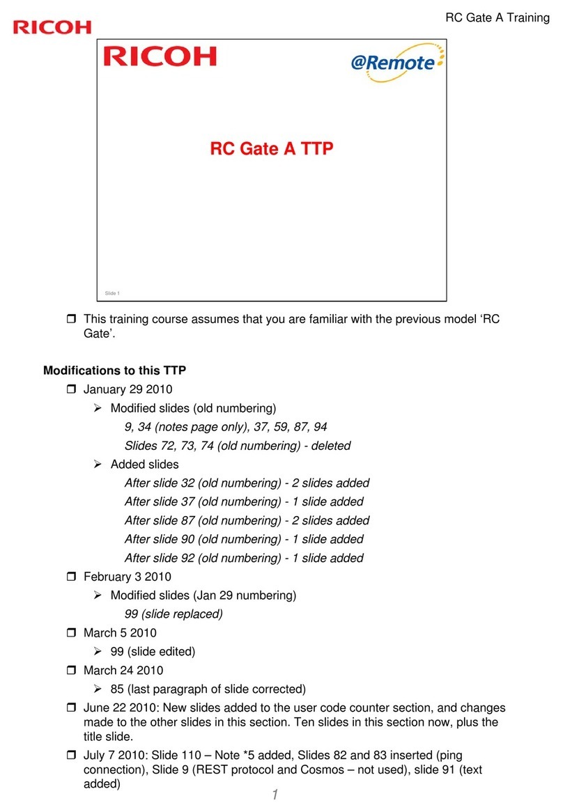 Ricoh RC Gate A TTP manual