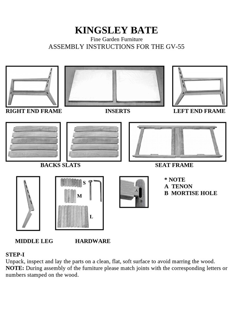 kingsley-bate GV-55 Assembly instructions kingsley-bate GV-55 Assembly instructions