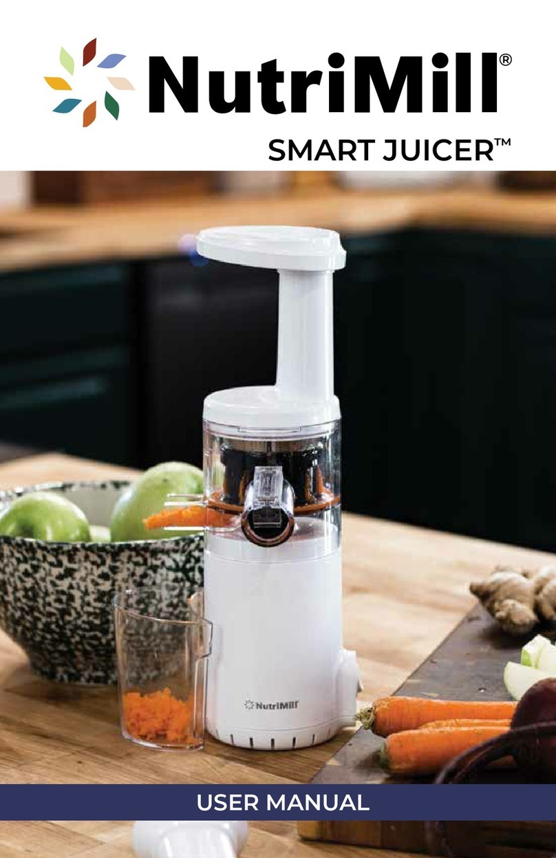 NutriMill SMART JUICER user manual