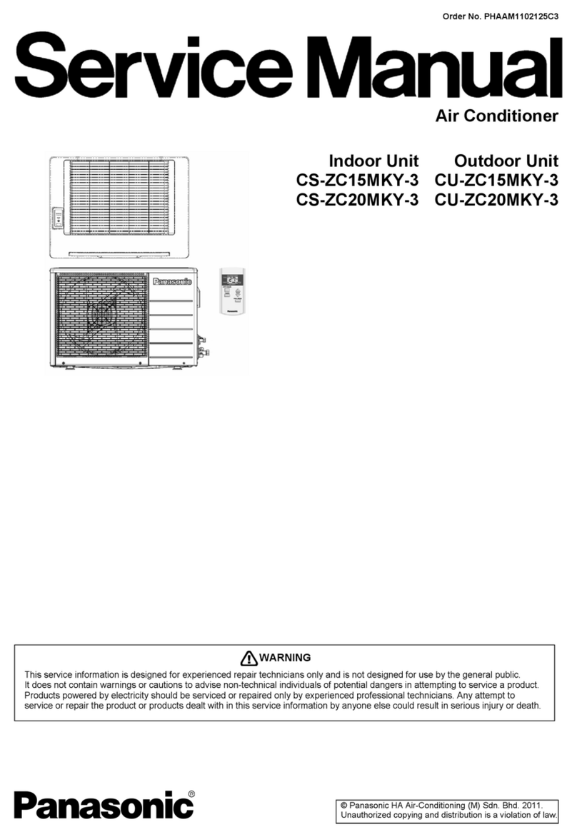 Panasonic CS-ZC15MKY-3 User manual
