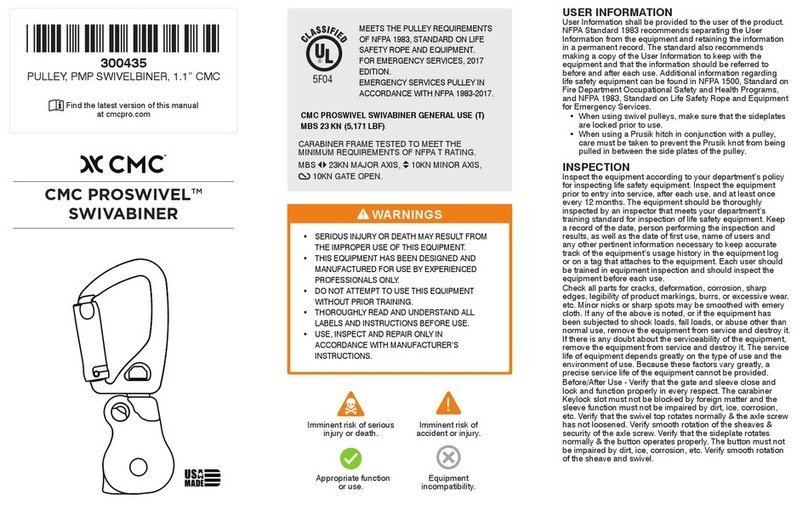 CMC PROSWIVEL instruction manual