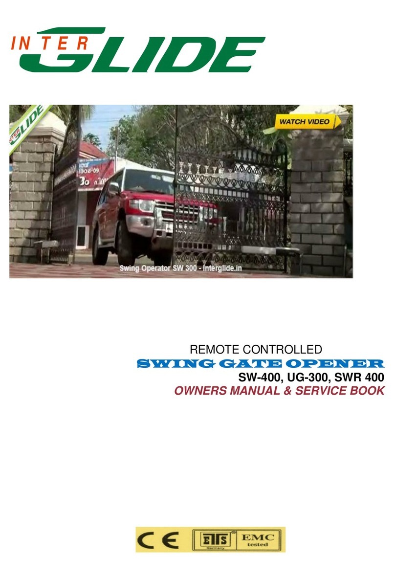 Glide SW-400 User manual
