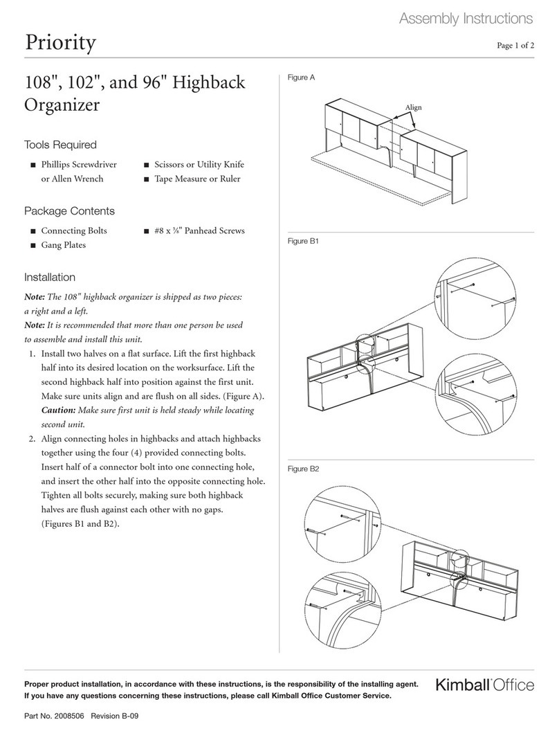 Kimball Office Priority Assembly instructions