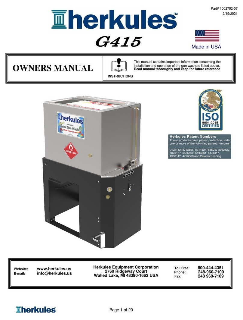 HERKULES G415 owner's manual