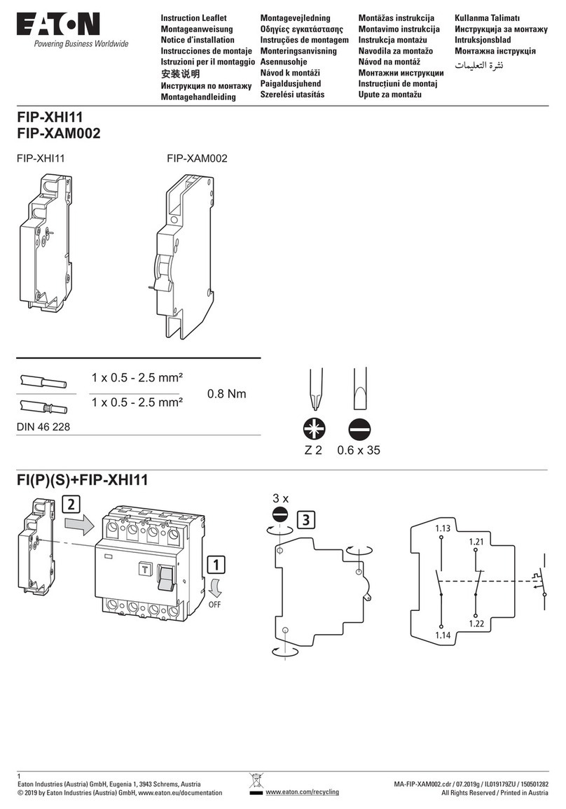 Eaton FIP-XHI11 Manual Eaton FIP-XHI11 Manual