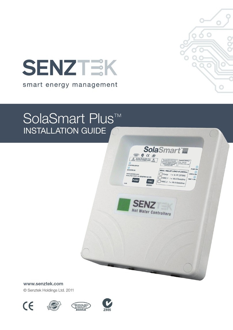 Senztek SolaSmart Plus installation guide