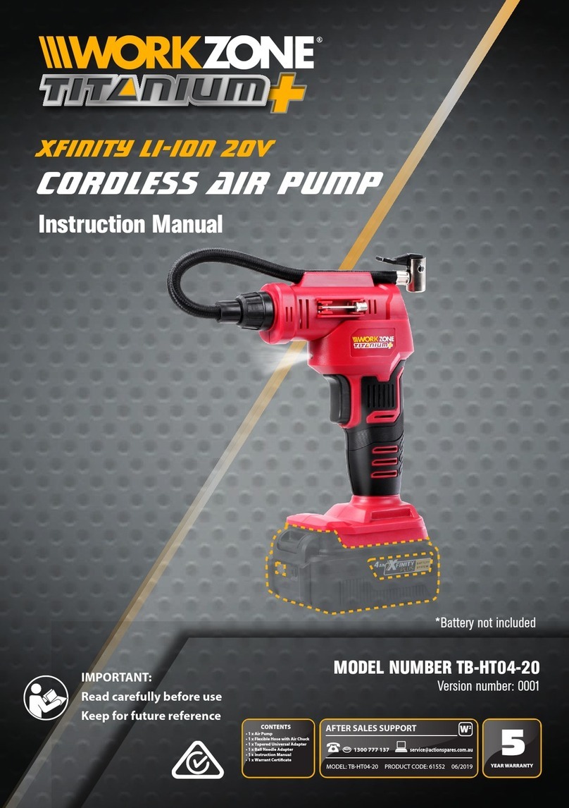 WORKZONE TITANIUM TB-HT04-20 instruction manual WORKZONE TITANIUM TB-HT04-20 instruction manual
