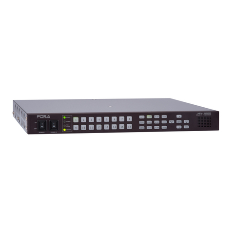FOR-A MV-1200 installation guide