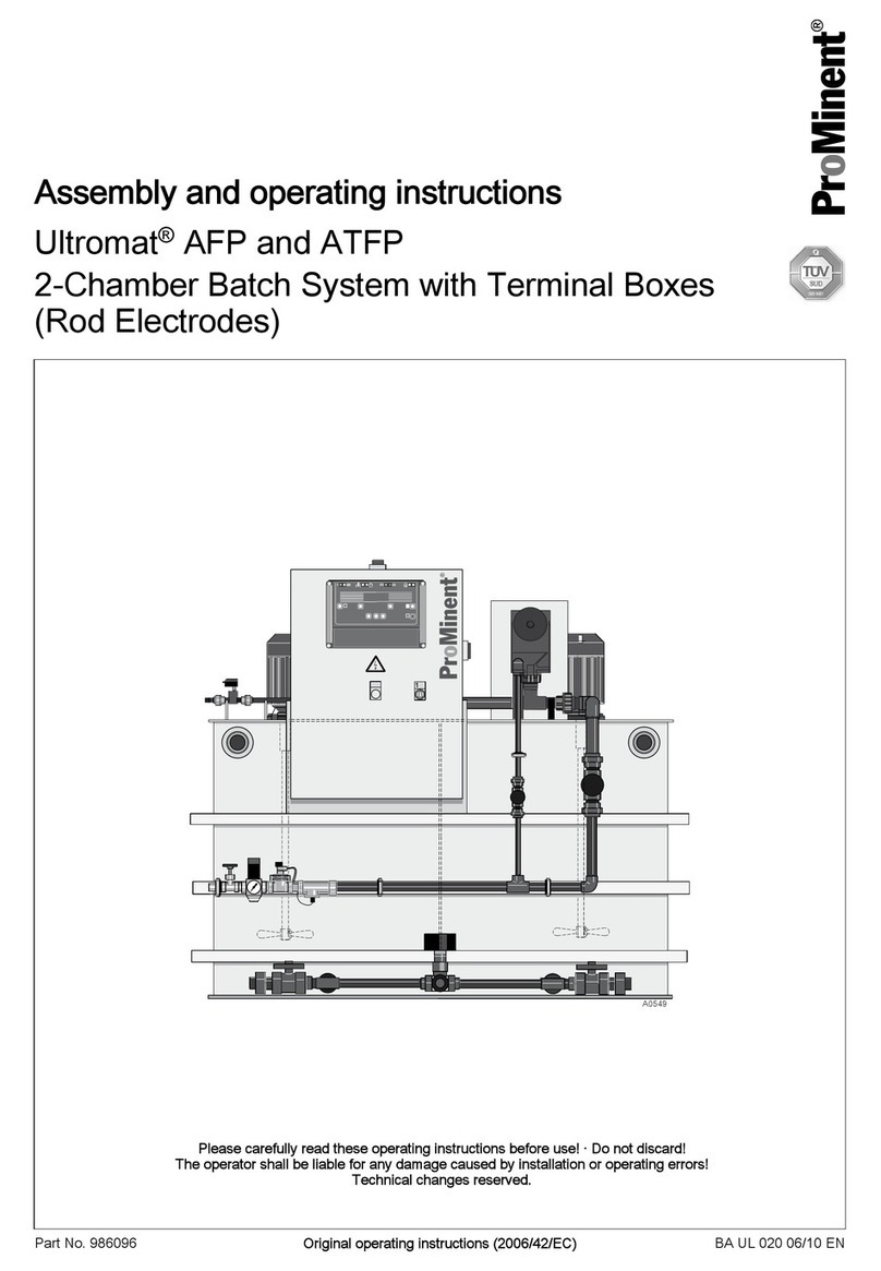 ProMinent Ultromat AFP Series Assembly and operating instructions