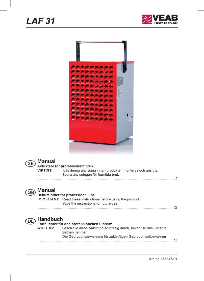 VEAB Heat Tech LAF 31 manual