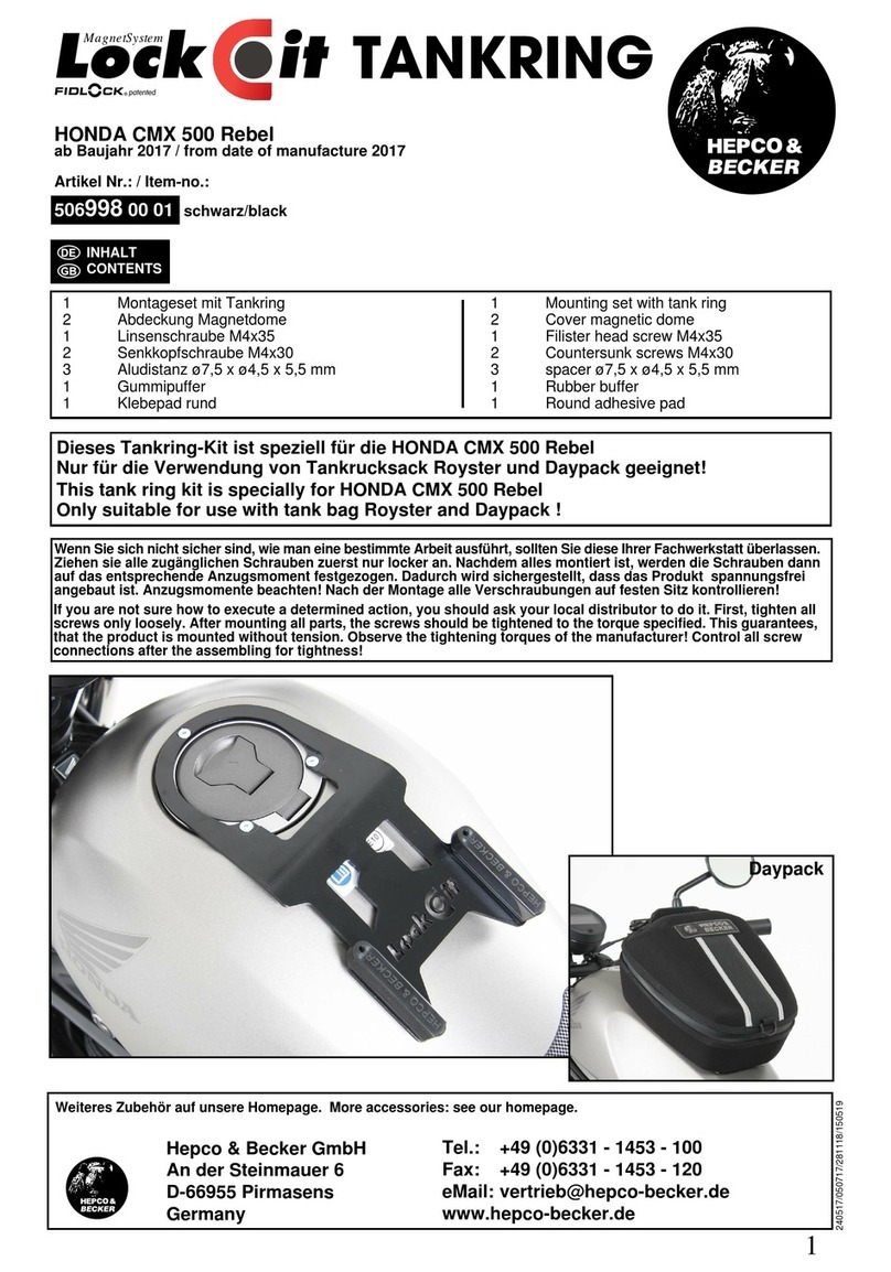 hepco & becker 506998 00 01 User manual hepco & becker 506998 00 01 User manual