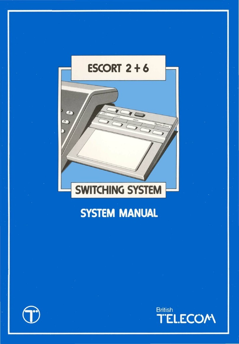 British Telecom ESCORT User guide