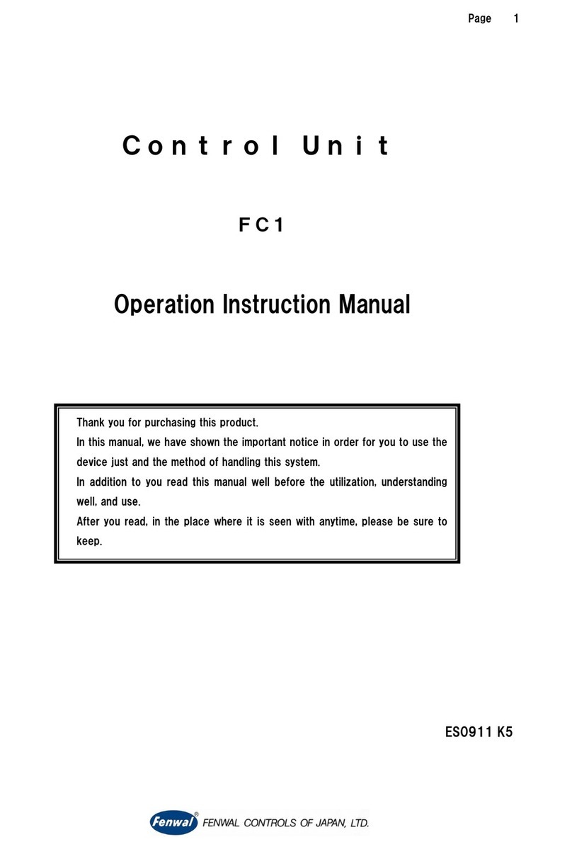 Fenwal Controls FC1 Operation & instruction manual