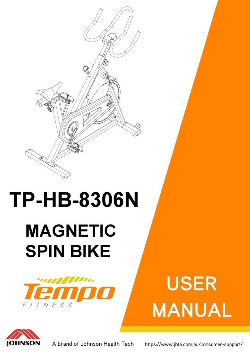 JOHNSON HEALTH TECH. TP-HB-8306N User manual