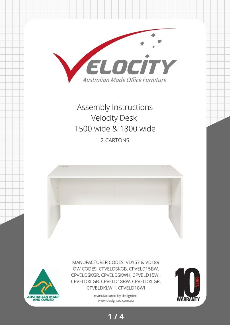 Velocity VD157 Assembly instructions